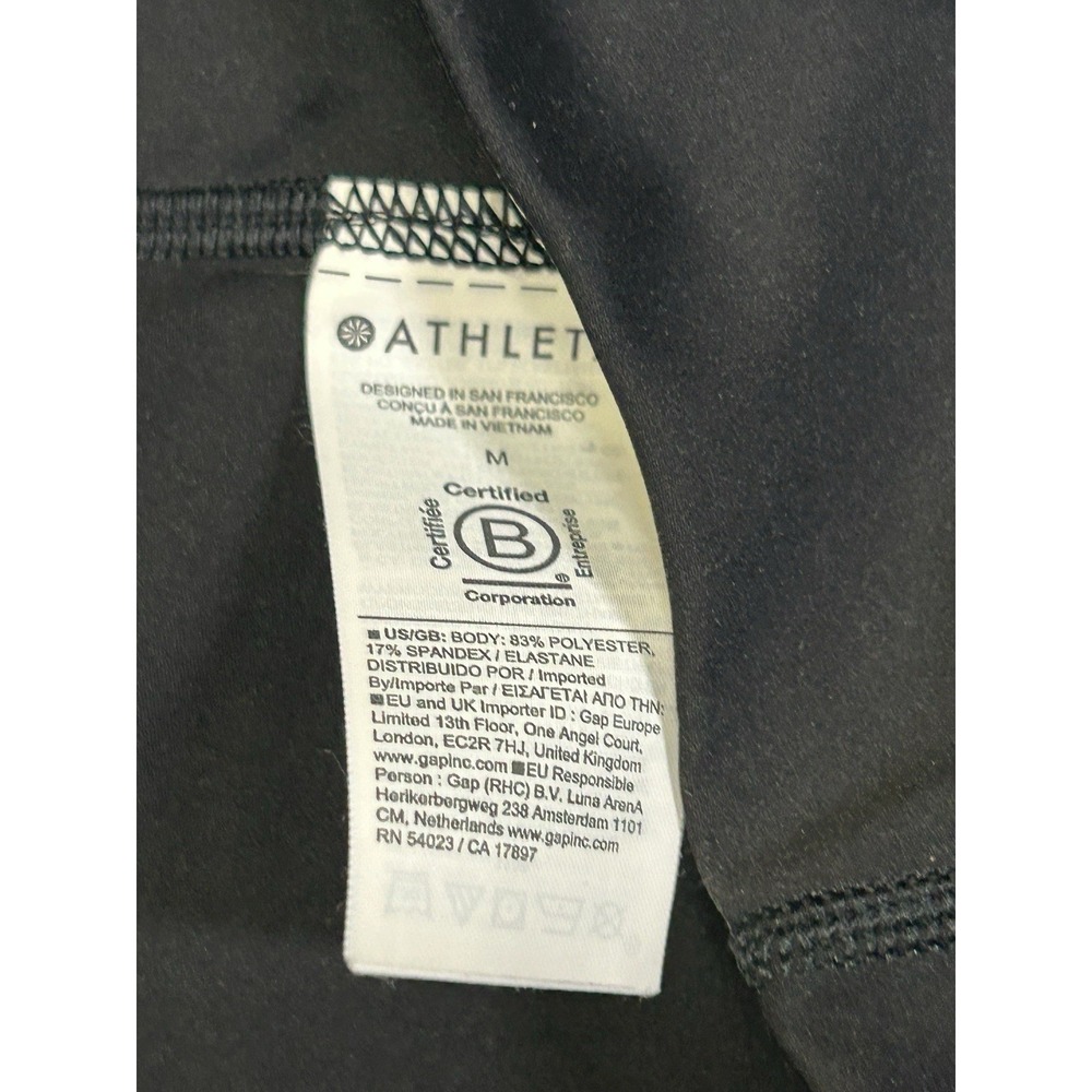 Athleta Black Ace Advantage Tennis Skort 13.5 Golf Pickleball Pockets Size M - Picture 7 of 12